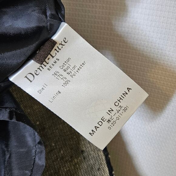 Demi-Luxe Beams Tan Wool Blend Midi Dark Academia Swing Skirt Size 38 Or Medium - Picture 4 of 7